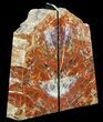 Tall, Colorful, Arizona Petrified Wood Bookends #56036-1